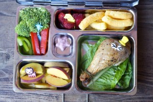 Drumstick Bento from bunchesolunches.com