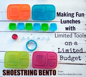 Shoestring Bentos from bunchesolunches.com