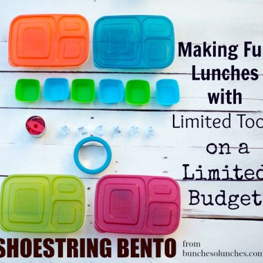 Shoestring Bentos from bunchesolunches.com