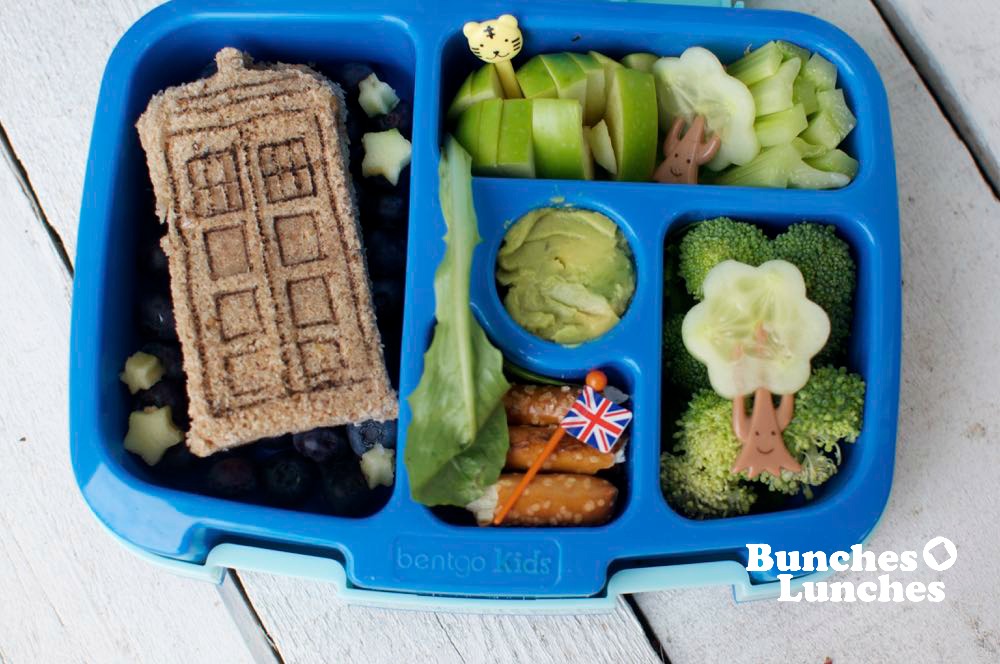Dr Who Bento Lunch from bunchesolunches.com