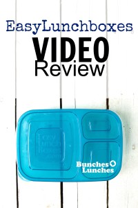 Easy Lunchboxes Video Review from bunchesolunches.com