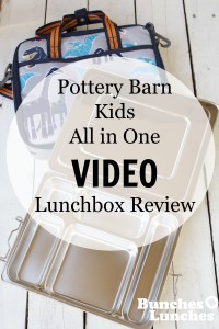 Pottery Barn Kids All in One Lunchbox Review from bunchesolunches.com