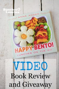 Book Review for Happy Bento by Anna Adden from bunchesolunches.com