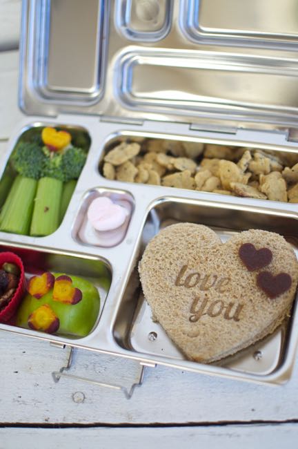 This fun Valentine's Day lunch for kids is easy and quick to put together. It has a variety of healthy, fresh foods.